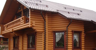 Строительство дома из оцилиндрованного бревна в Феодосии - от 133952 рублей